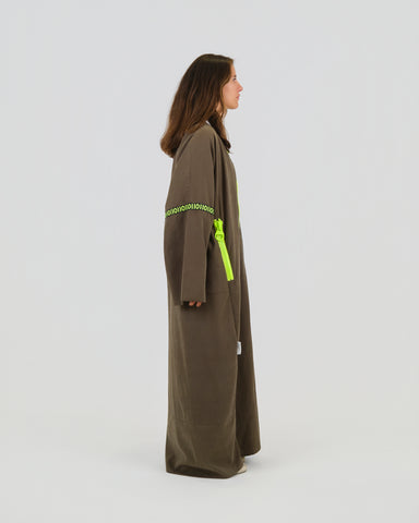 LUMINOUS MOSS ABAYA