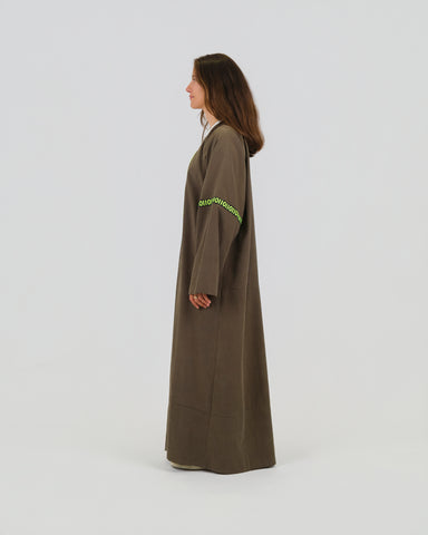 LUMINOUS MOSS ABAYA