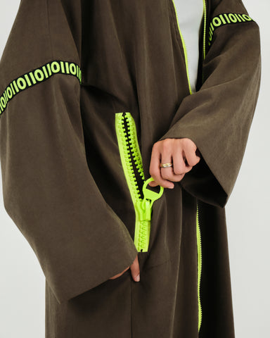 LUMINOUS MOSS ABAYA