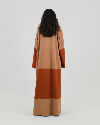 RETRO CHOCOLATE ABAYA