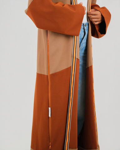 RETRO CHOCOLATE ABAYA